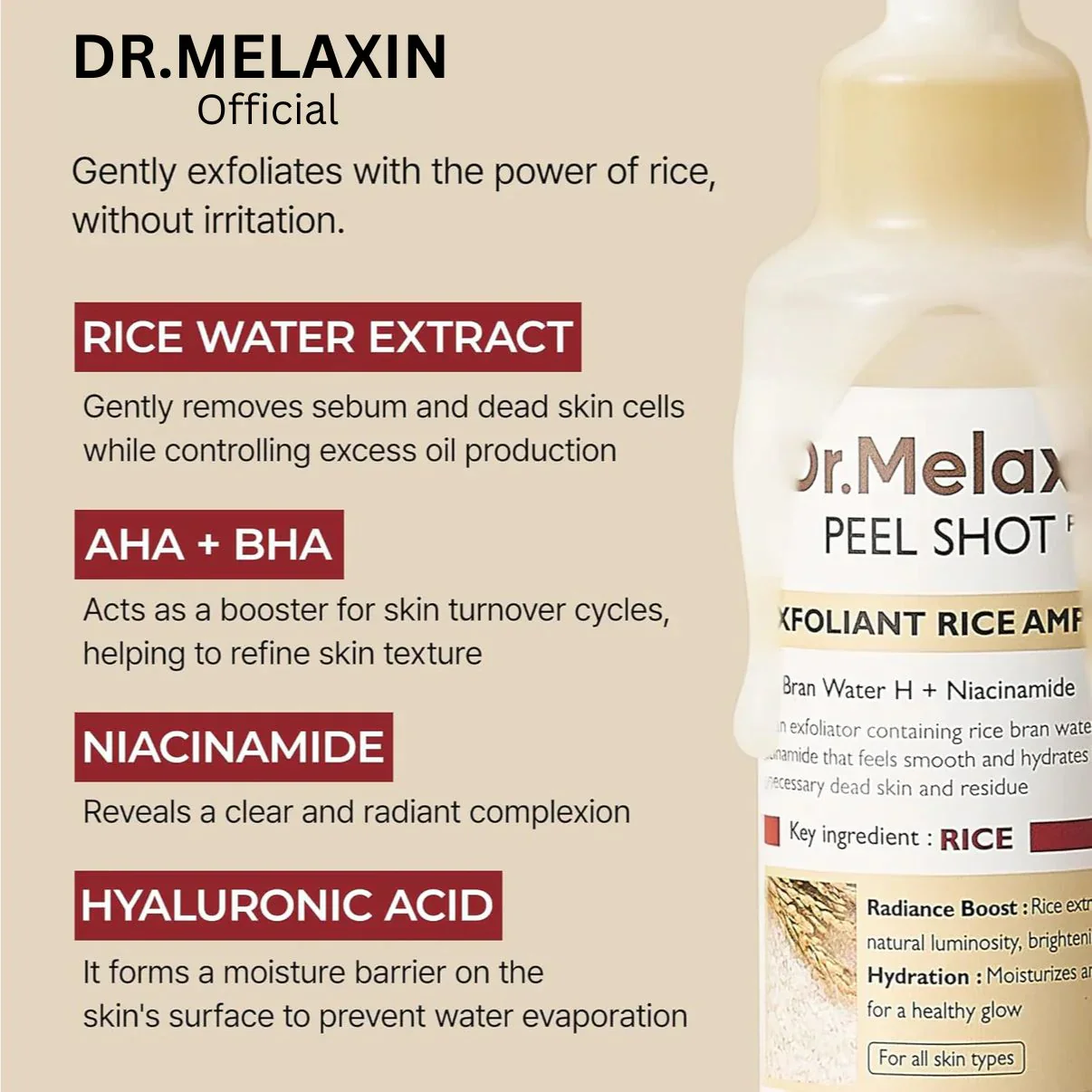 Rice Peel Glow Serum Ampoule (BUY 1 GET 1 FREE)