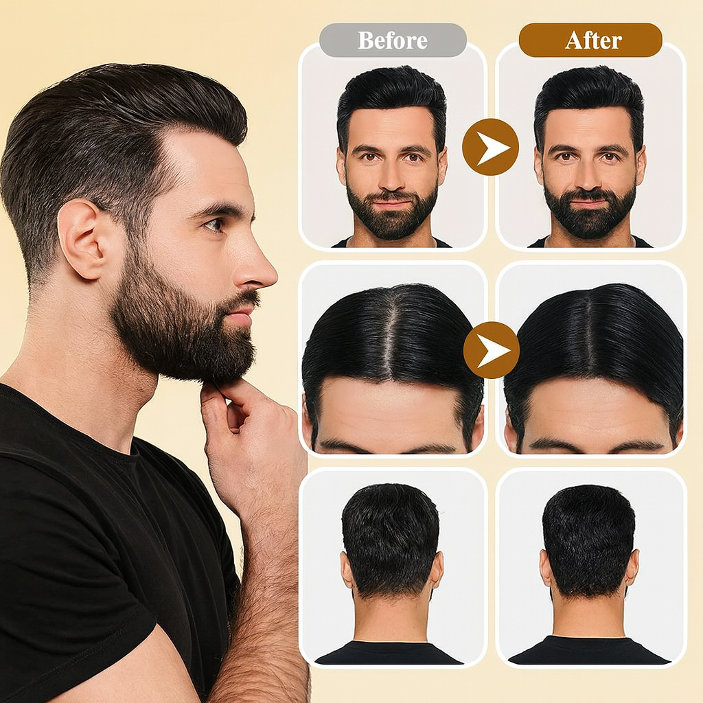 Japanese Long Lasting Natural Hair Dye Shampoo for MEN (Buy 1 Get 1 Free) @399