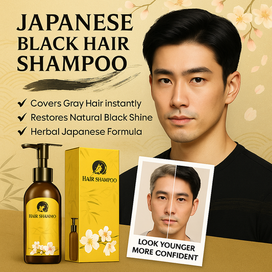 ✨Japanese Long Lasting Natural Hair Dye Shampoo for MEN (Buy 1 Get 1 Free)