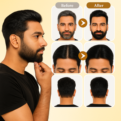✨Japanese Long Lasting Natural Hair Dye Shampoo for MEN (Buy 1 Get 1 Free)
