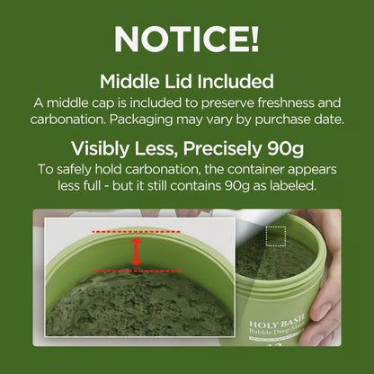 Holy Basil Bubble Deep Cleansing Mask (BUY 1 GET 1 FREE)