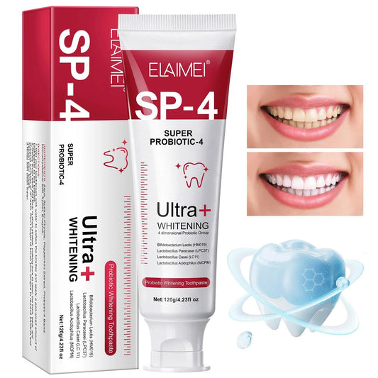 Elamei SP4 Ultra+ Whitening Toothpaste - Herbal Ingredients (Buy 1 Get 1 Free @399)