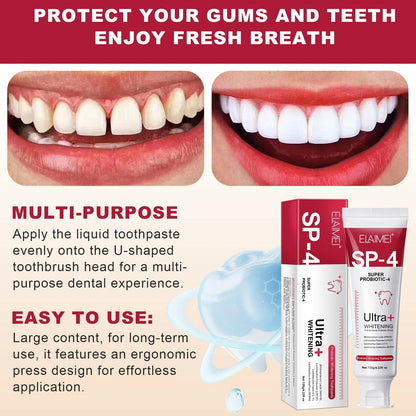 Elamei SP4 Ultra+ Whitening Toothpaste - Herbal Ingredients (Buy 1 Get 1 Free @399)