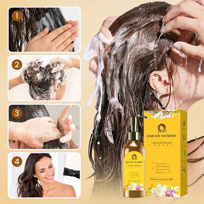 ✨Japanese Long Lasting Natural Hair Dye Shampoo (Buy 1 Get 1 Free)