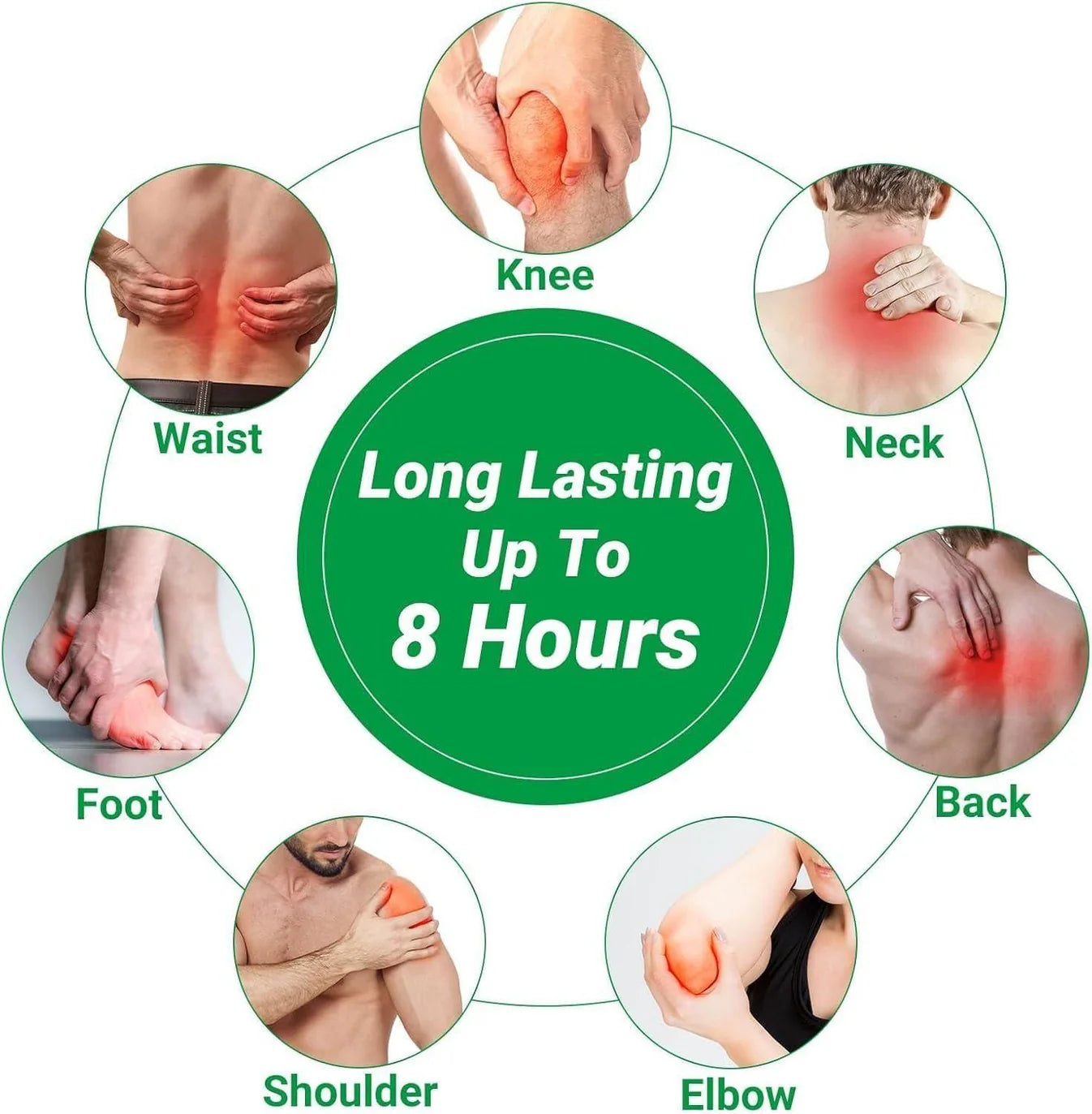 Herbal Knee Pain Relief Patches + FREE Herbal Oil Bottle (INDEPENDENCE DAY OFFER)