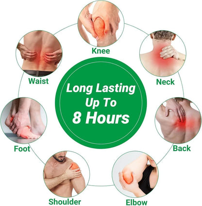 Herbal Knee Pain Relief Patches + FREE Herbal Oil Bottle (INDEPENDENCE DAY OFFER)