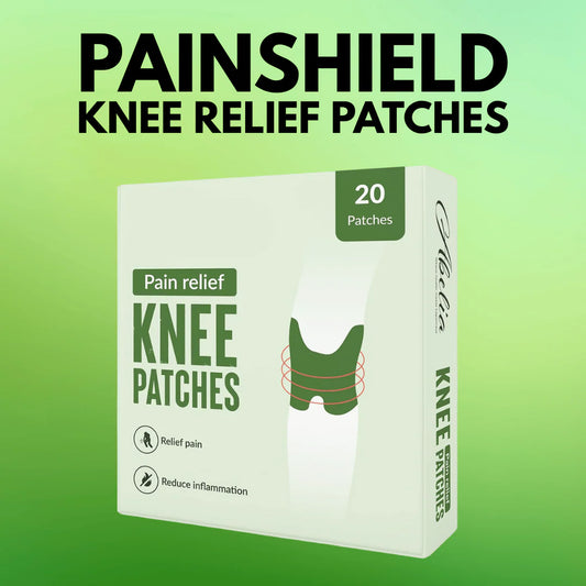 Herbal Knee Pain Relief Patches + FREE Herbal Oil Bottle